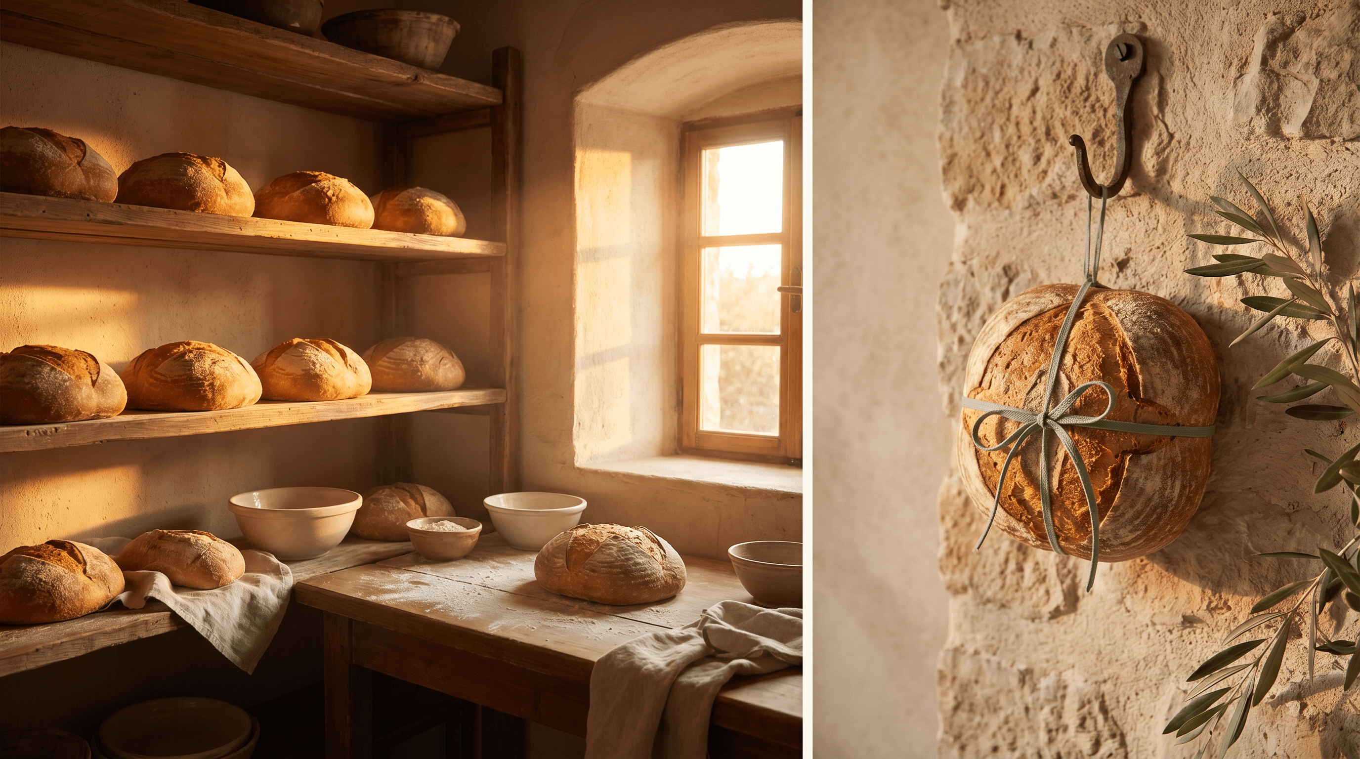 Bakery with suspended bread — the Askıda Ekmek tradition